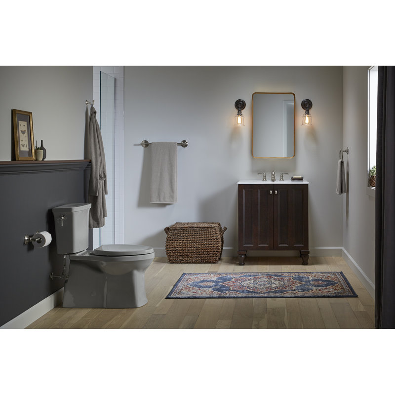Eclectic Toilet Tissue Holder, Vibrant Brushed Nickel