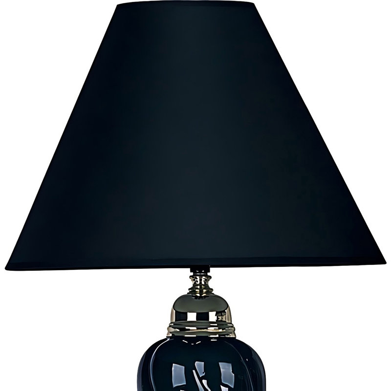 Lampe de table en céramique en forme d'urne