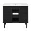 Meuble-lavabo autoportant de 36 po en chêne noir avec plateau d'évier Bron-105680447-121538968-105680446