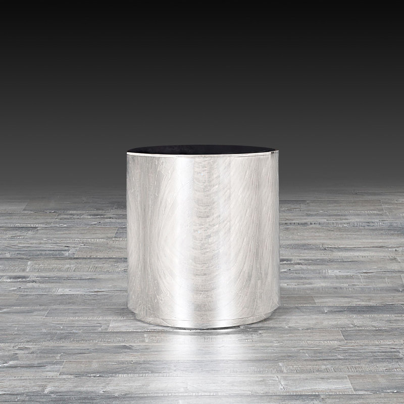 Table de bout en verre, Argent