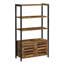 Alexys 121.5cm H x 70cm W Steel Standard Bookcase-50817366
