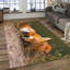 Tapis décoratif décoratif à poils doux et à motif géométrique complexe, idéal pour améliorer l'esthétique et le confort à l'intérieur-4326860