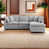 Polyester gris clair est en rupture de stock