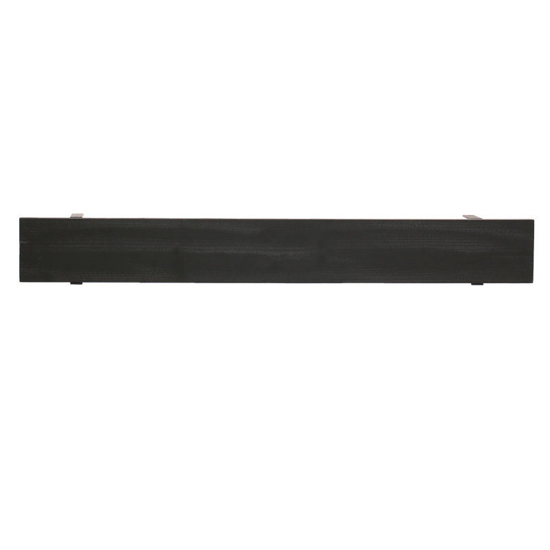 Tablette flottante en bois de sapin massif, H 6,13 po x l 47,25 po x P 6,13 po