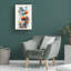 Art mural sur toile tendue - art mural 25 "pour le salon, la chambre à coucher ou le bureau de Ray Heere" Mid Century Cocktail and Drinks "- 12 po x 19 po-90733495