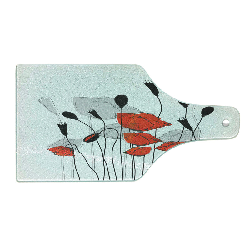 Planche à découper en verre trempé Ambesonne