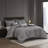 7 Piece Comforter Set with Jacquard Design and Decorative Pillows-113992382