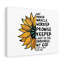 Way Maker, Miracle Worker Yellow Flower - Wrapped Canvas Print