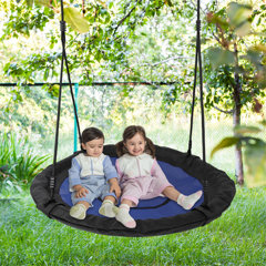 Camping Hammock (6FT) x 2 Tree Swing Straps Hanging kit 4 D-Ring,Extra Long  Strap with 2 Heavy Duty Safety Lock Carabiner Hooks for Kids-2 Pack(Black)