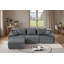 Canapé modulaire Boneless Cloud dans deux boîtes, canapé modulaire compressé avec assise profonde