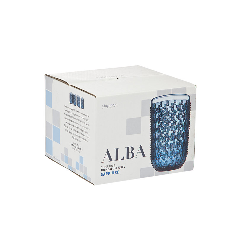 Alba Highball 12 oz, Bleu