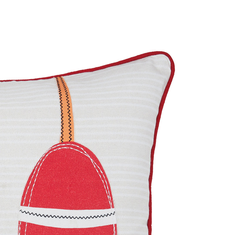 Coussin décoratif en forme de bouée