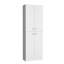 Garde-manger H 71 po, 4 portes, 5 tablettes réglables, blanc-596616944