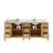 84'' Double Bathroom Vanity with Quartz Top-90698578-86798783
