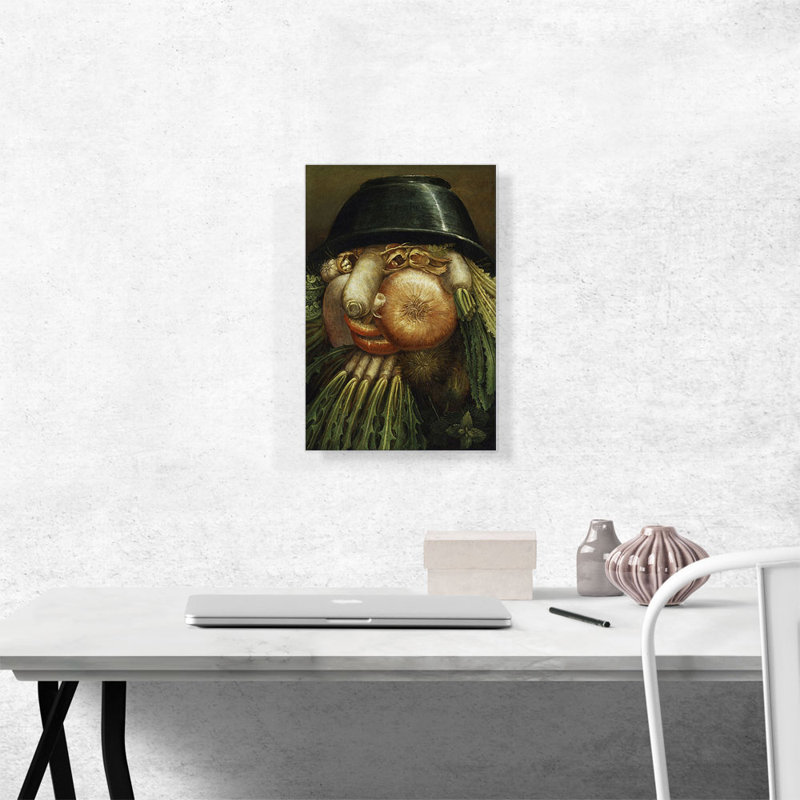 «The Greengrocer» par Giuseppe Arcimboldo, impression sur toile tendue, H 18 po x l 12 po x 1,5 po