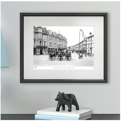 Paignton, Victoria Street 1912 by Francis Frith - Single Picture Frame Print