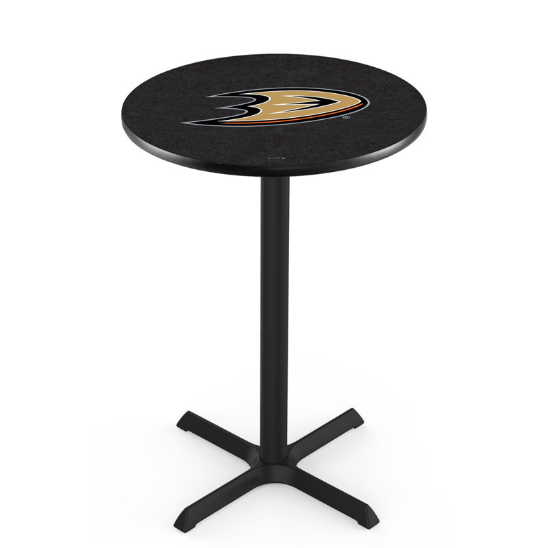 NHL Pub Table, Anaheim Ducks, 36" H x 30" L x 30" W