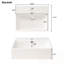 Meuble-lavabo avec lavabo simple, 1 tiroir et 1 porte-1059511373