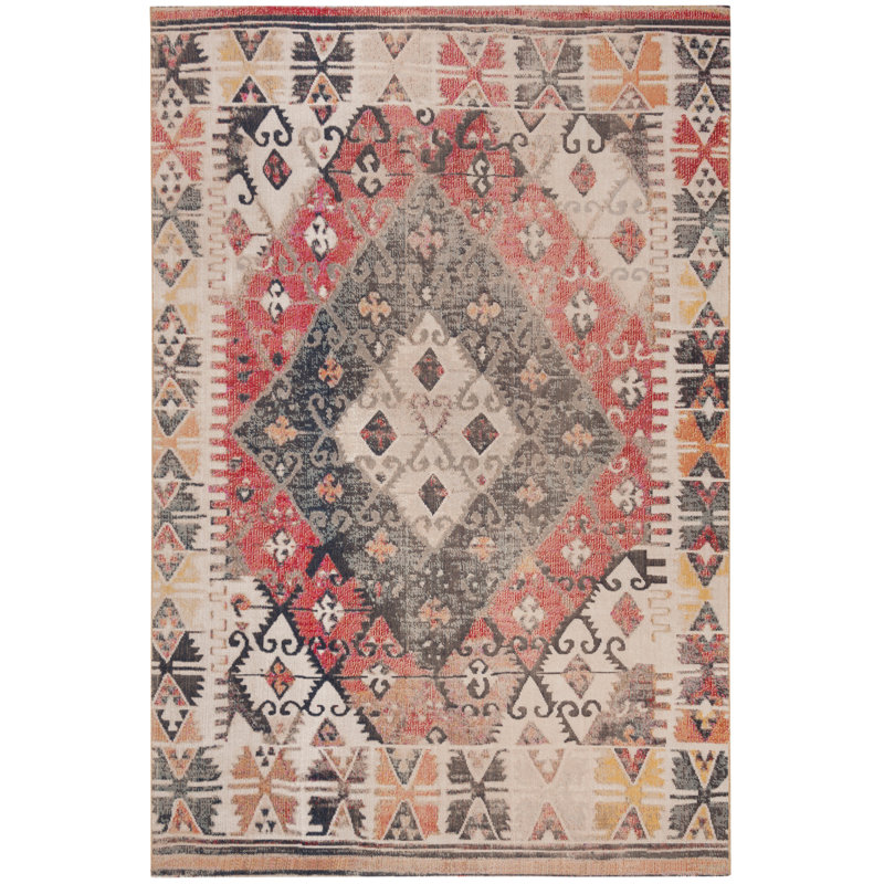 Griffeth Performance Oriental Indoor/Outdoor Area Rug, Runner 2'3" x 10'
