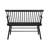 Black Chair With Spindle Back And Robust Structure Stable-1829347987