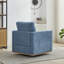 Chaise d'appoint carrée pivotante rembourrée-130065306