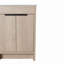 Meuble-lavabo autoportant de 24 po (23-1 / 4 po) avec 2 portes d'armoire à fermeture en douceur