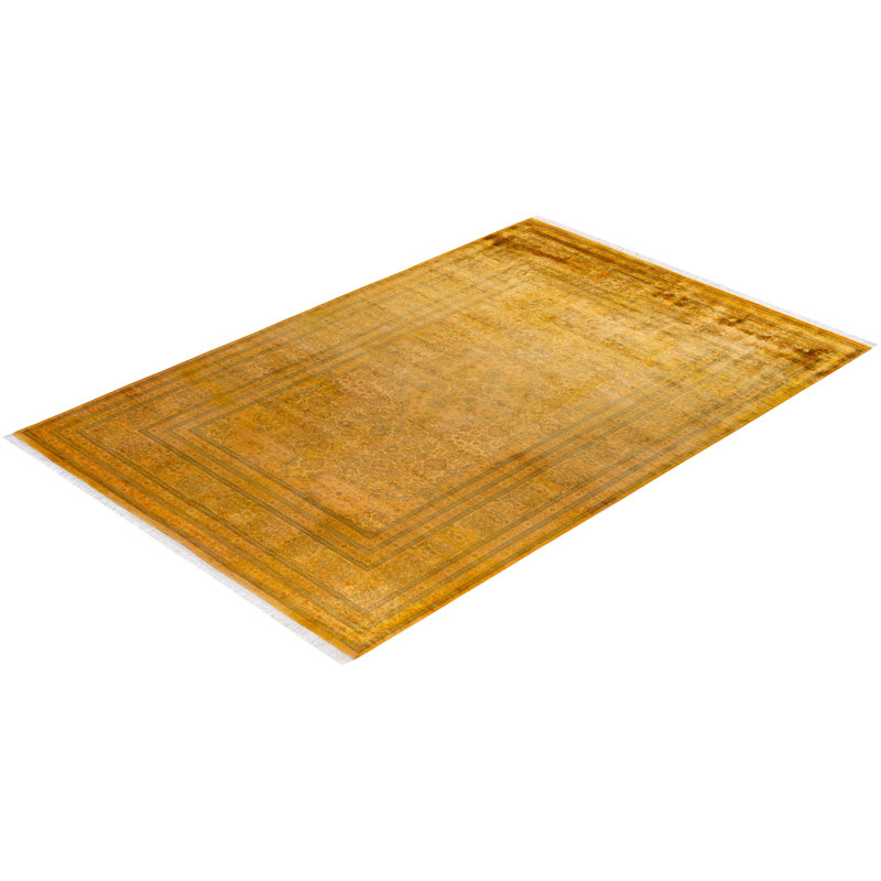 Fine Vibrance One-of-a-Kind 6' 2" X 9' 2" Hand Knotted Area Rug