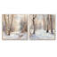 «Trees Charm In Winter», ensemble de 3 arbres carrés-1819445024-1819445021