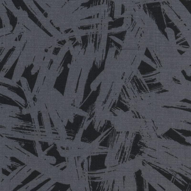 Tissu Urban Oasis Contract tissé et imprimé, Anthracite