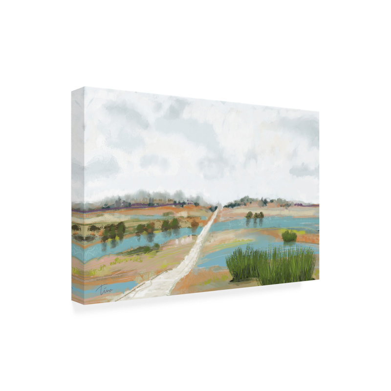 «Lonely Road» sur toile, H 22 po x l 32 po x P 2 po