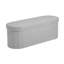 Banc de rangement repose-pieds ovale