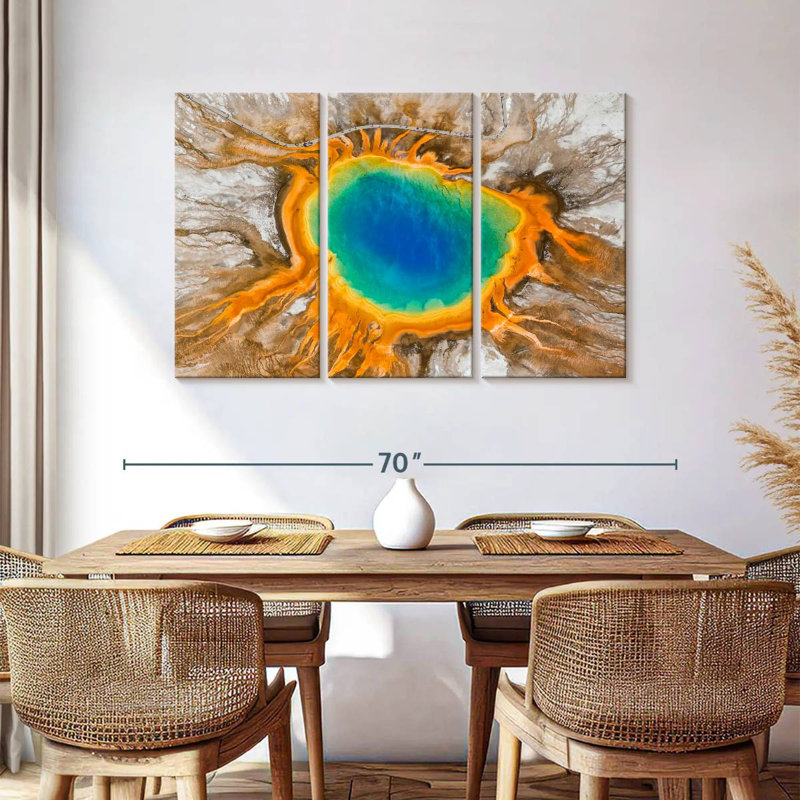 Alvord Grand Prismatic Hot Spring, 36" H x 57" W