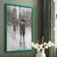 «Rain in The City II», reproduction encadrée - bois massif-862017073-862017078