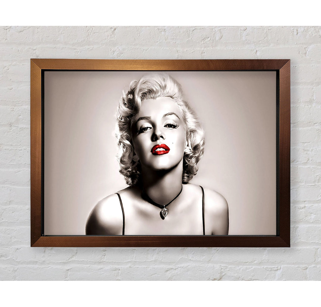 Marilyn Monroe 6 Gerahmter Druck