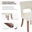 Upholstered Dining Side Chairs Set of 4-705286541