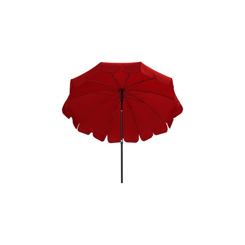 Gretel 200cm Market Parasol, Red