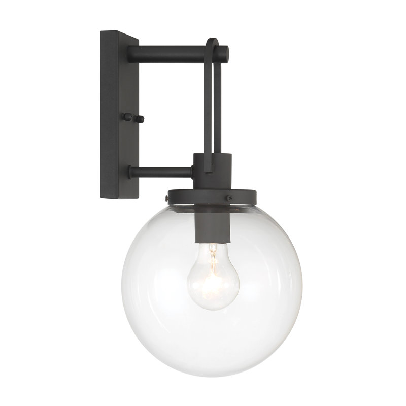 Wenston 1 - Light Outdoor Sconce, 4.59" H x 15" W x 8" D