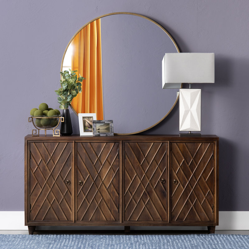 4 Door Media Credenza_Sideboard