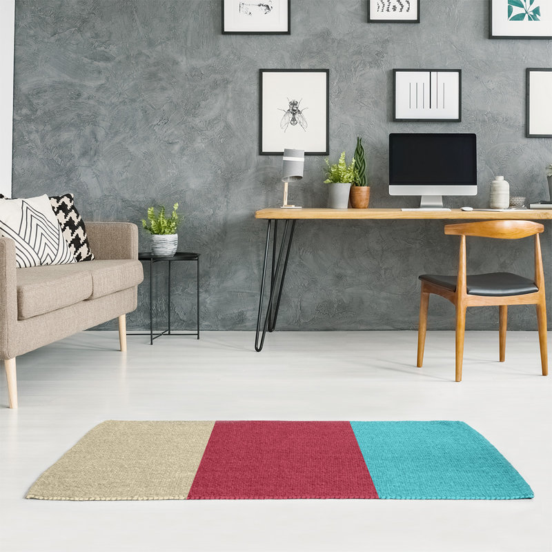 Striped Indoor Rug, Rectangle 3' x 5', No