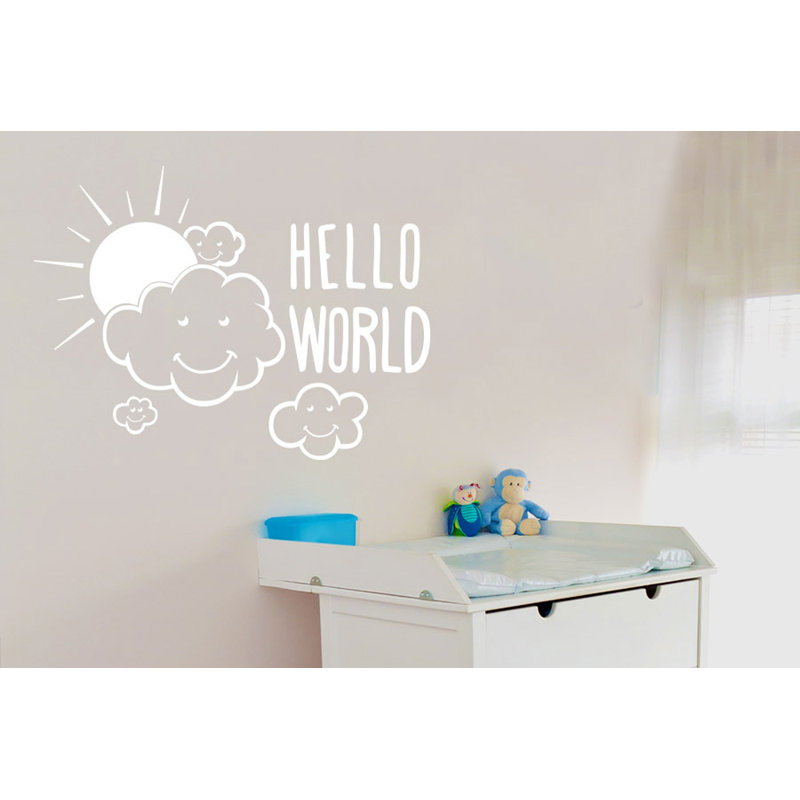 Wall Decal, White, Large