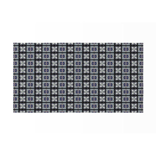 Rectangle Chrystopher Indoor/Outdoor Area Rug with Non-Slip Backing