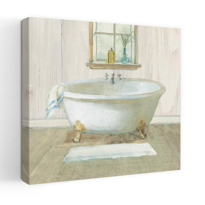 Art contemporain pour salle de bain, H 18 po x l 18 po