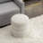 Soft Velvet  Round Ottoman Footrest Stool-477670833