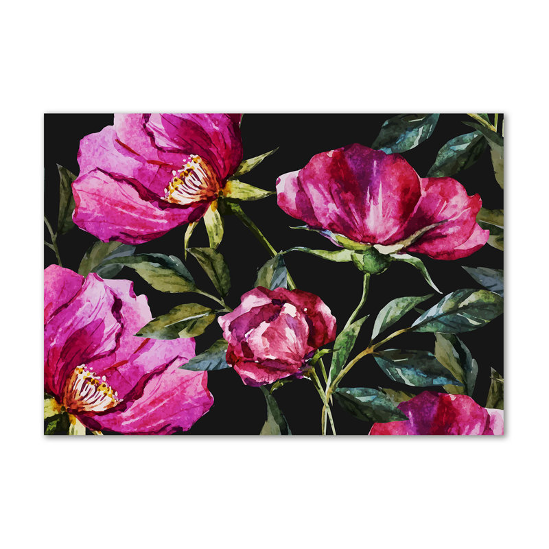 Pink Peonies - Wrapped Canvas Print