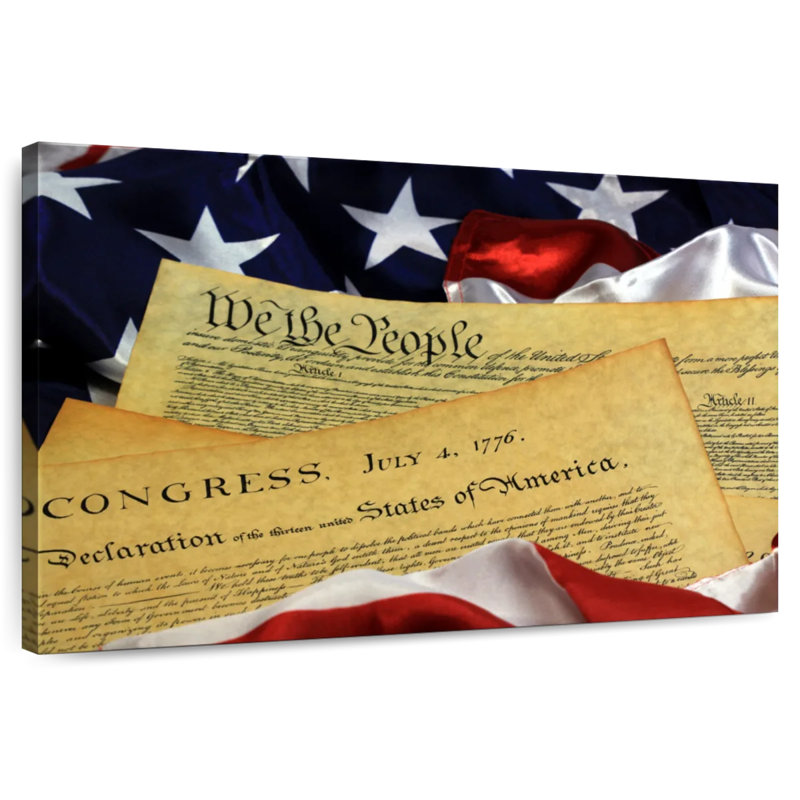 Lelar Preamble And Declaration Of Independence, 32" H x 48" W