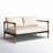 Alekai 61.4'' Wide Iron Loveseat with Cushions