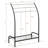 Freestanding 3 Hanging Bar Towel Rack With Bottom Shelf