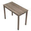 Ensemble de table bistro à hauteur de comptoir moderne 41,5 po avec tabourets sans port USB-17234526