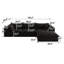 Spacious Cloud Sofas, Corduroy Comfort, Modern Style For Living Room