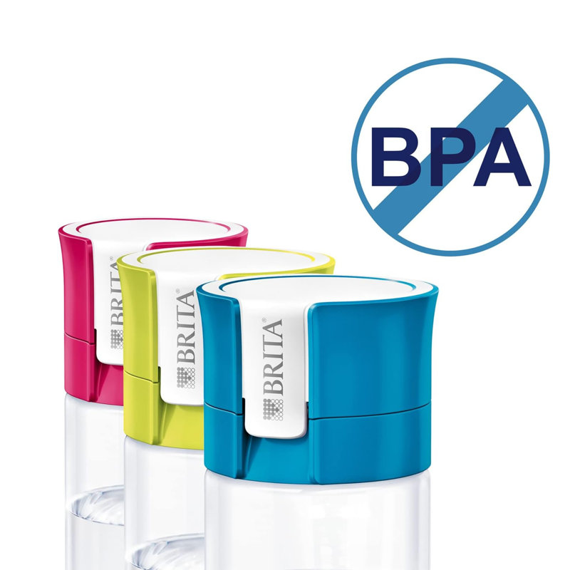 BRITA Fill&Go 600ml Water Bottle, Pink